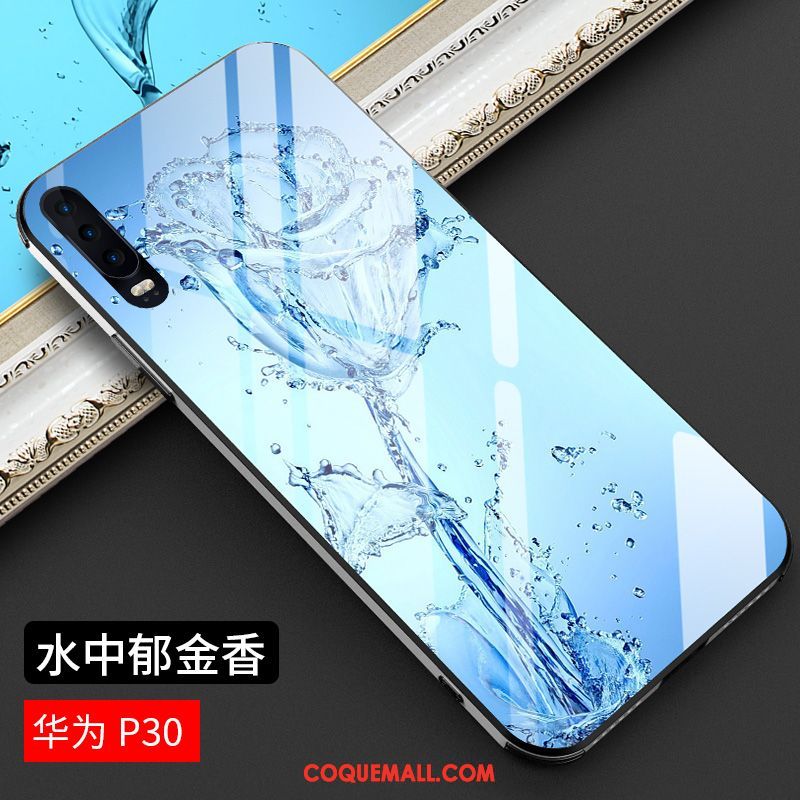 Étui Huawei P30 Nouveau Tout Compris Téléphone Portable, Coque Huawei P30 Créatif Miroir