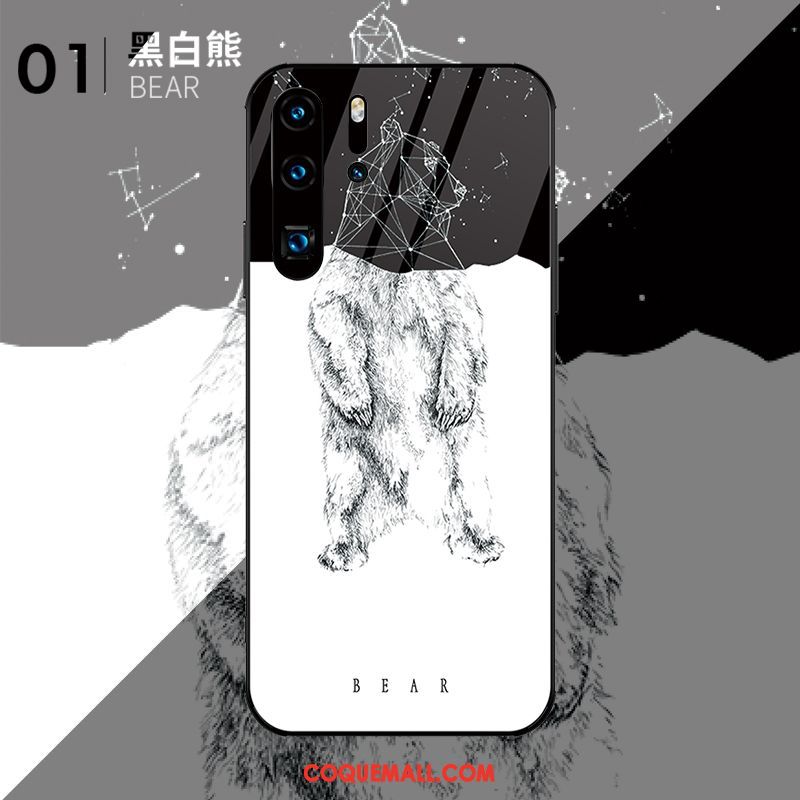 Étui Huawei P30 Pro Créatif Simple Incassable, Coque Huawei P30 Pro Téléphone Portable Nouveau