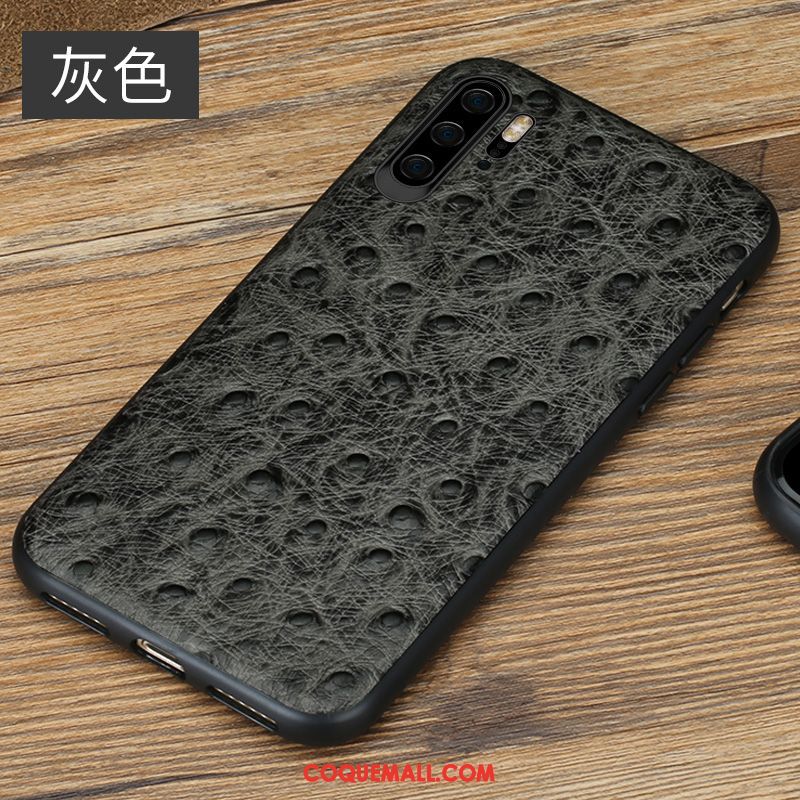 Étui Huawei P30 Pro Cuir Véritable Tout Compris Marque De Tendance, Coque Huawei P30 Pro Incassable Protection