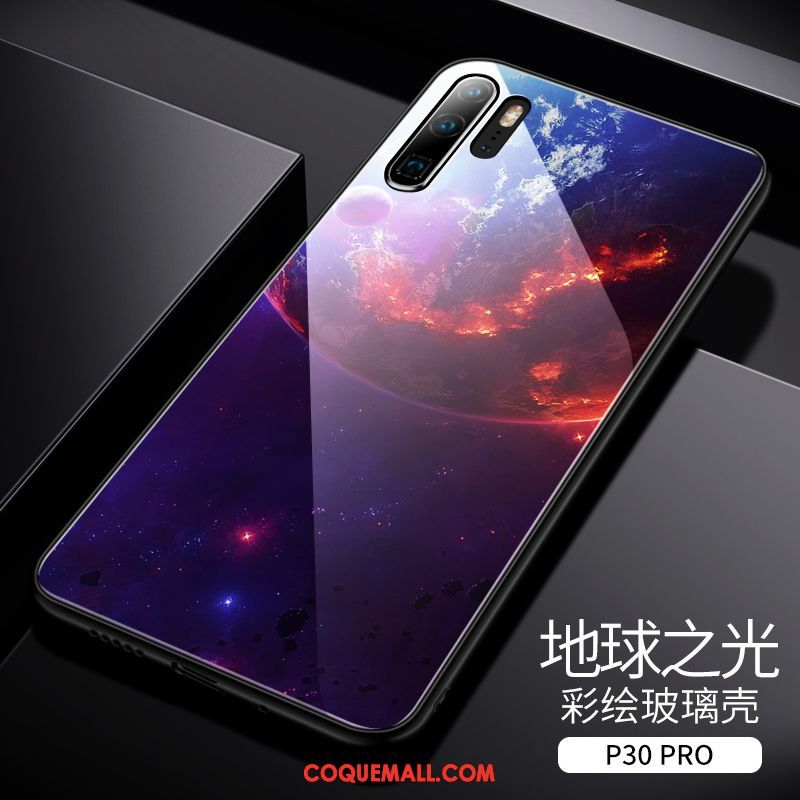 Étui Huawei P30 Pro Incassable Très Mince Verre, Coque Huawei P30 Pro Nouveau Protection