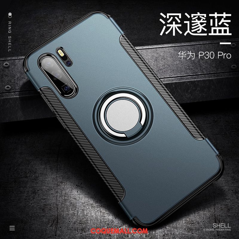 Étui Huawei P30 Pro Silicone Foncé À Bord, Coque Huawei P30 Pro Bleu Personnalité