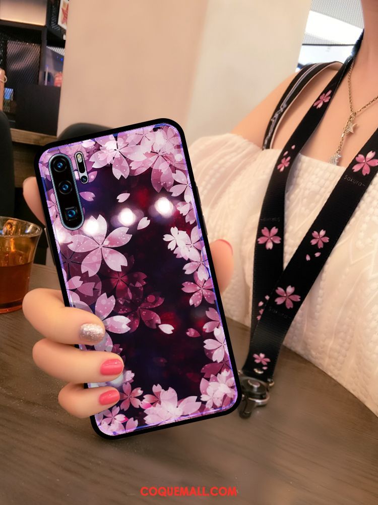 Étui Huawei P30 Pro Violet Beauté Protection, Coque Huawei P30 Pro Créatif Marque De Tendance