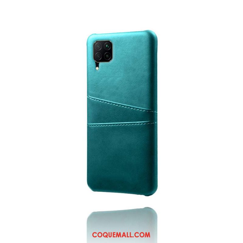 Étui Huawei P40 Lite Personnalité Carte Vert, Coque Huawei P40 Lite Difficile En Cuir