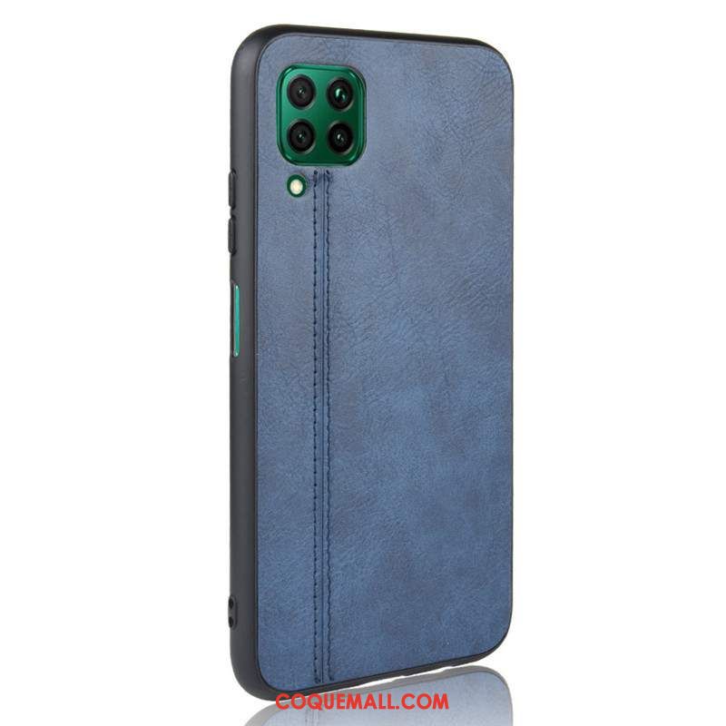 Étui Huawei P40 Lite Tout Compris Bleu Protection, Coque Huawei P40 Lite Téléphone Portable Fluide Doux