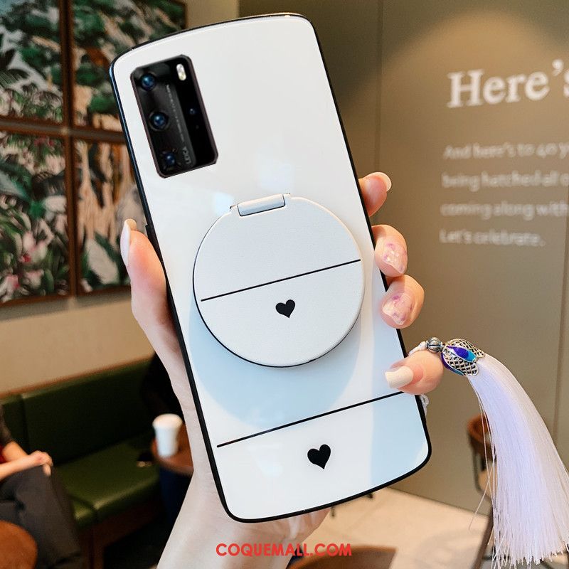 Étui Huawei P40 Pro Créatif Fluide Doux Marque De Tendance, Coque Huawei P40 Pro Simple Tout Compris