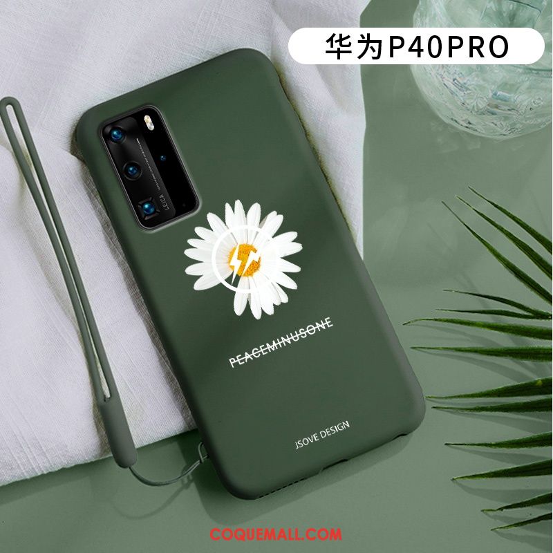 Étui Huawei P40 Pro Créatif Tout Compris Frais, Coque Huawei P40 Pro Fluide Doux Simple