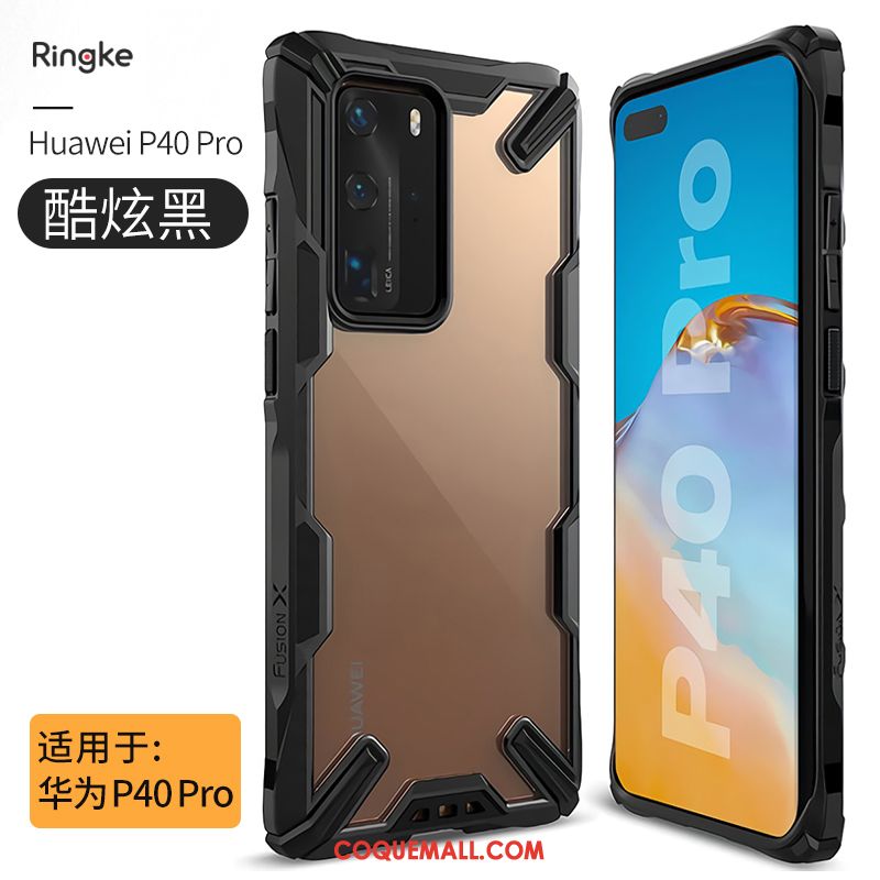 Étui Huawei P40 Pro Incassable Très Mince Luxe, Coque Huawei P40 Pro Protection Téléphone Portable