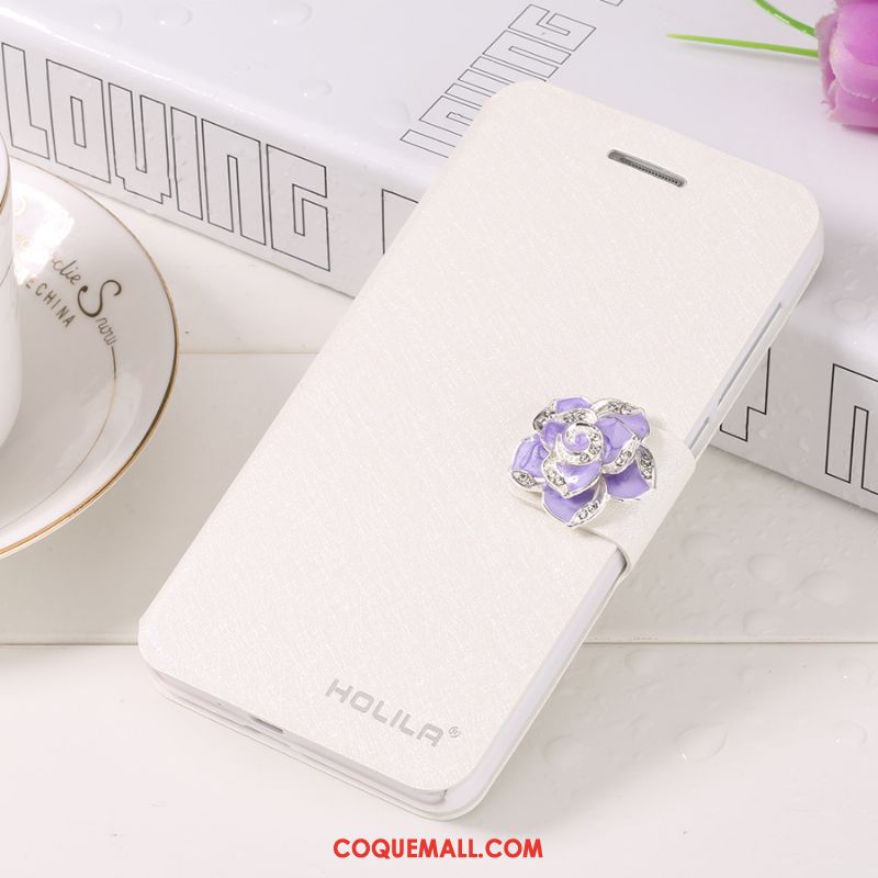 Étui Huawei P8 Blanc Téléphone Portable Haute, Coque Huawei P8 Clamshell Étui En Cuir