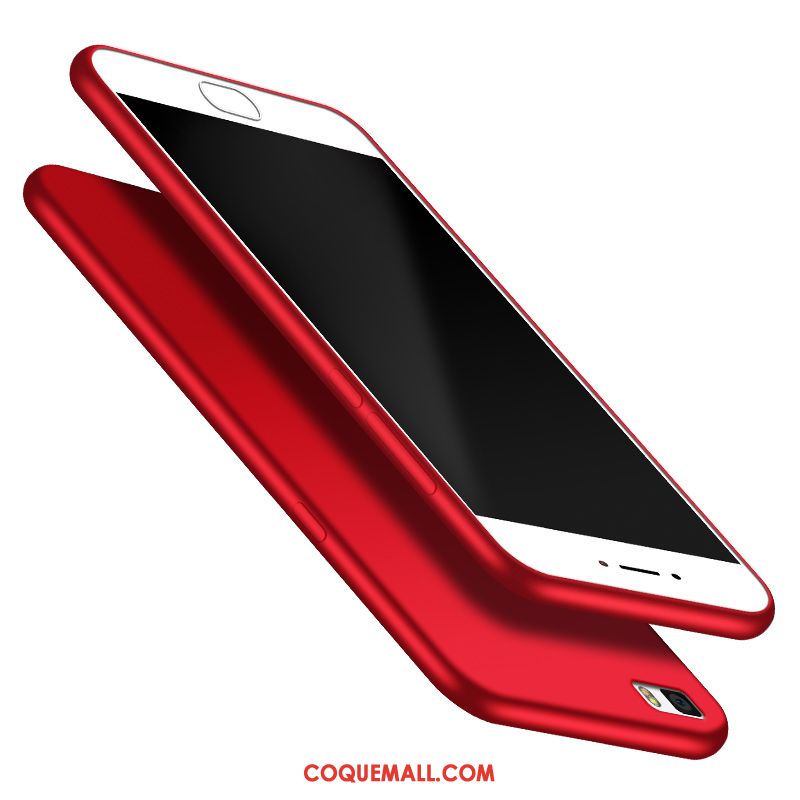 Étui Huawei P8 Fluide Doux Rouge Tendance, Coque Huawei P8 Protection Jeunesse