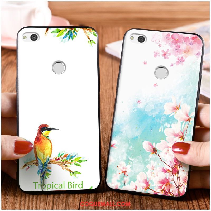 Étui Huawei P8 Lite 2017 Ornements Suspendus Fluide Doux Dessin Animé, Coque Huawei P8 Lite 2017 Téléphone Portable Loup