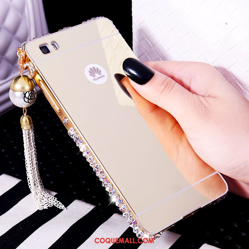 Étui Huawei P8 Lite Protection Jeunesse Métal, Coque Huawei P8 Lite Téléphone Portable Tendance Champagner Farbe