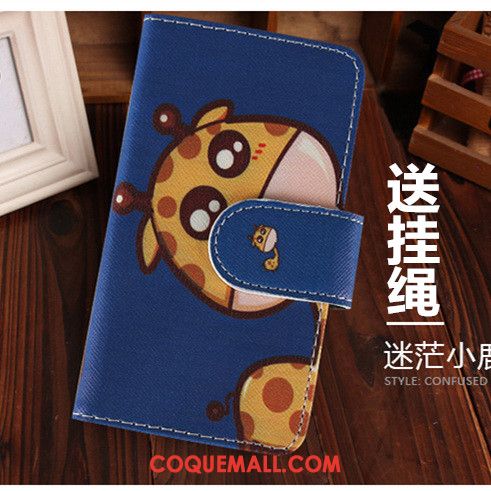 Étui Huawei P8 Personnalité Étui En Cuir Ornements Suspendus, Coque Huawei P8 Clamshell Dessin Animé