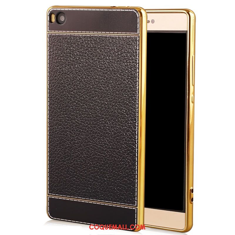 Étui Huawei P8 Placage Élégant Étui En Cuir, Coque Huawei P8 Tout Compris Téléphone Portable