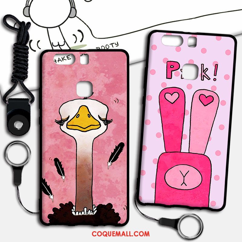 Étui Huawei P9 Dessin Animé Tendance Support, Coque Huawei P9 Protection Incassable