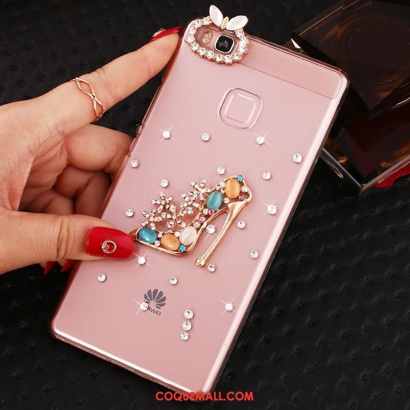 Étui Huawei P9 Lite Transparent Jeunesse Strass, Coque Huawei P9 Lite Téléphone Portable Protection