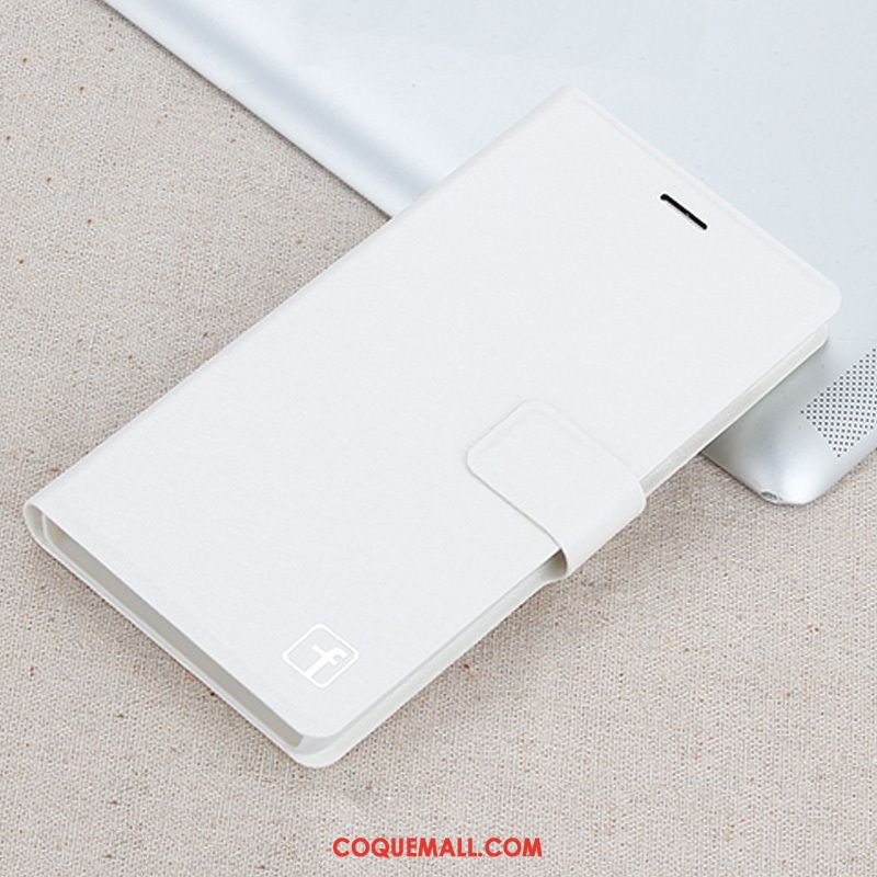 Étui Huawei P9 Plus Pu Modèle Fleurie Étui En Cuir, Coque Huawei P9 Plus Soie Mulberry Blanc