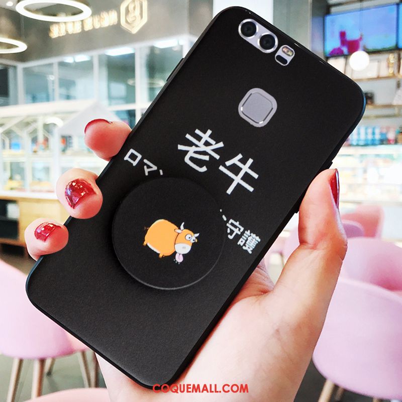 Étui Huawei P9 Plus Silicone Délavé En Daim Créatif, Coque Huawei P9 Plus Téléphone Portable Amoureux