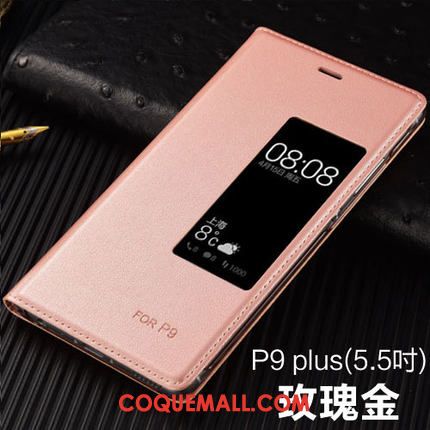 Étui Huawei P9 Plus Téléphone Portable Protection Très Mince, Coque Huawei P9 Plus Rose Dormance