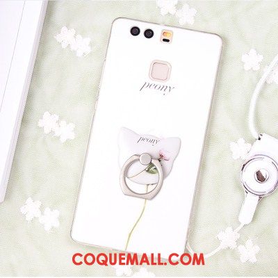 Étui Huawei P9 Silicone Ornements Suspendus Art, Coque Huawei P9 Blanc Gaufrage