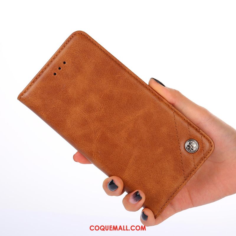 Étui Huawei Y5 2019 Créatif Portefeuilles Support, Coque Huawei Y5 2019 Téléphone Portable Braun