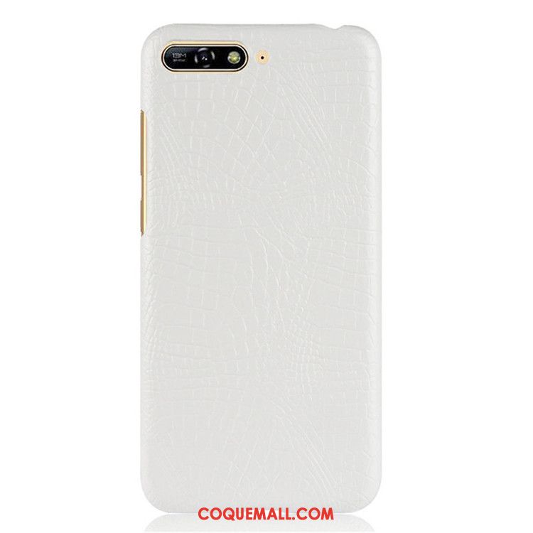 Étui Huawei Y6 2018 Crocodile Modèle Incassable Protection, Coque Huawei Y6 2018 Téléphone Portable Difficile