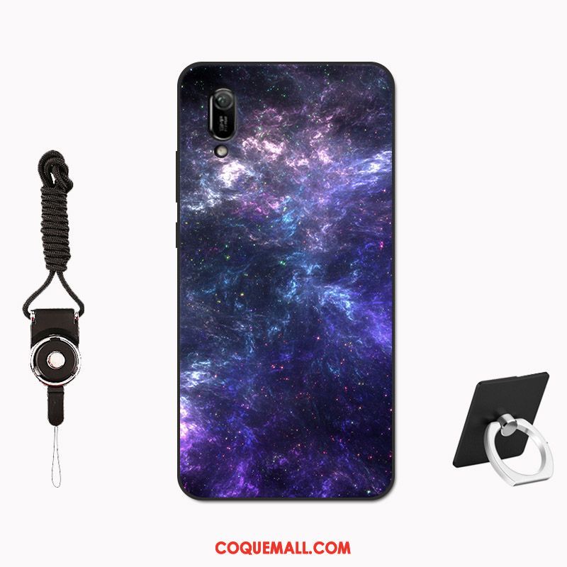 Étui Huawei Y6 2019 Tempérer Membrane Modèle, Coque Huawei Y6 2019 Net Rouge Tout Compris