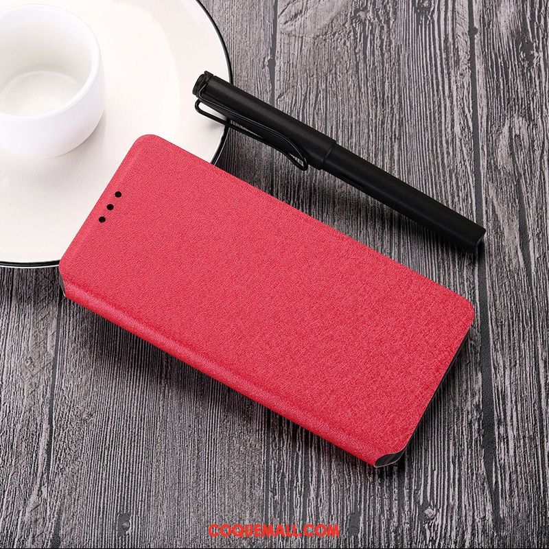 Étui Huawei Y6 2019 Téléphone Portable Silicone Rouge, Coque Huawei Y6 2019 Marque De Tendance Fluide Doux