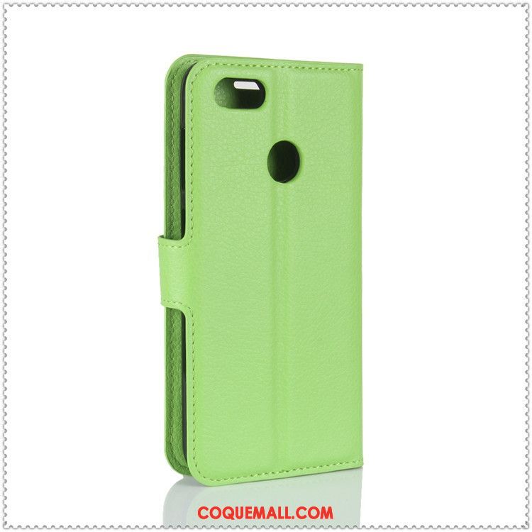 Étui Huawei Y6 Pro 2017 Portefeuille Vert Téléphone Portable, Coque Huawei Y6 Pro 2017 Support Carte