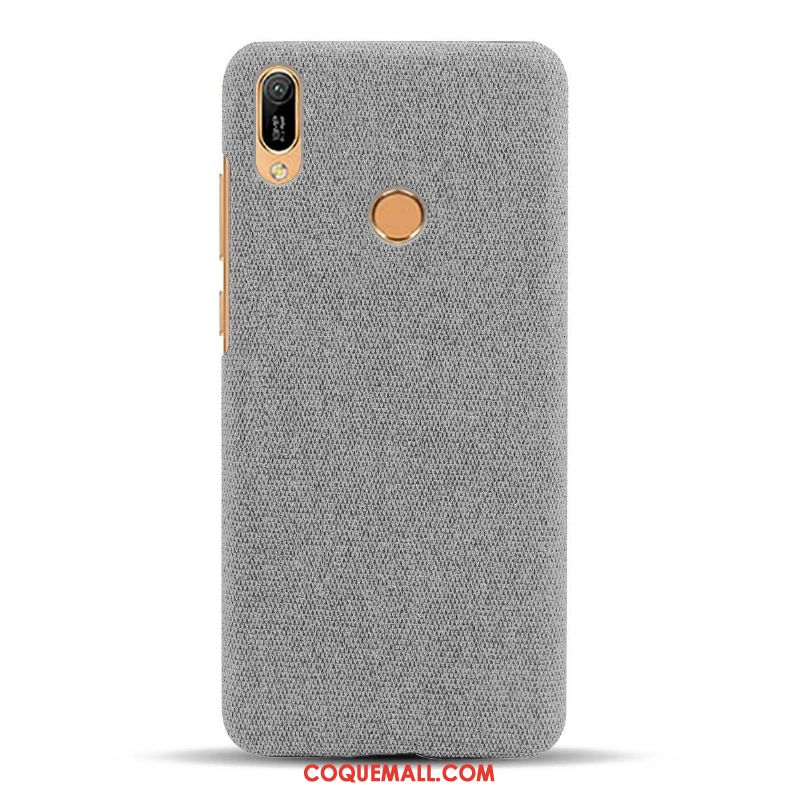 Étui Huawei Y6s Difficile Téléphone Portable Incassable, Coque Huawei Y6s Gris Modèle Fleurie