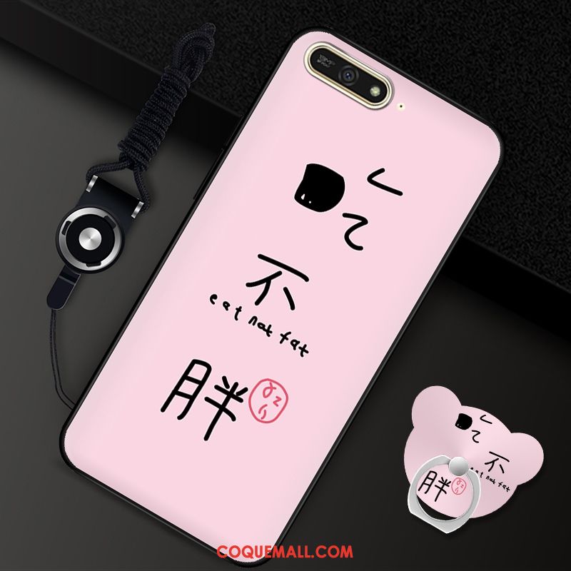 Étui Huawei Y7 2018 Tendance Créatif Protection, Coque Huawei Y7 2018 Silicone Téléphone Portable