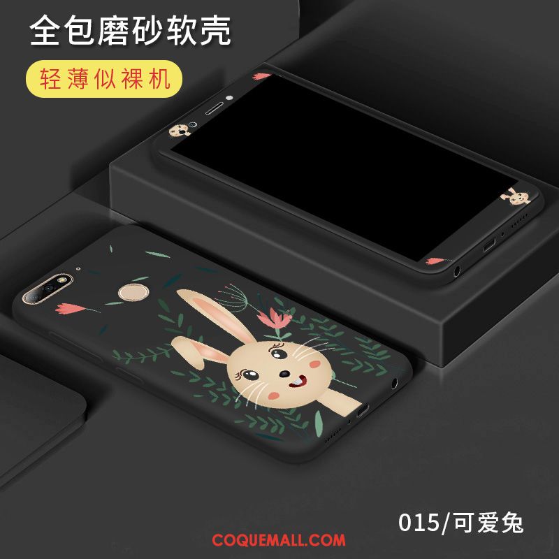 Étui Huawei Y7 2018 Tendance Tempérer Protection, Coque Huawei Y7 2018 Fluide Doux Incassable