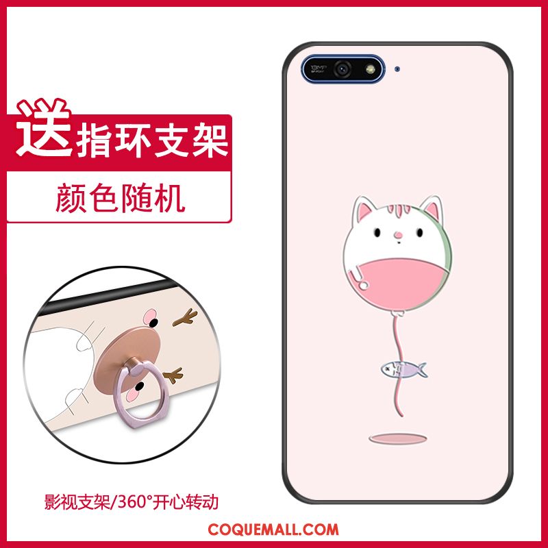 Étui Huawei Y7 2018 Tout Compris Créatif Incassable, Coque Huawei Y7 2018 Silicone Protection