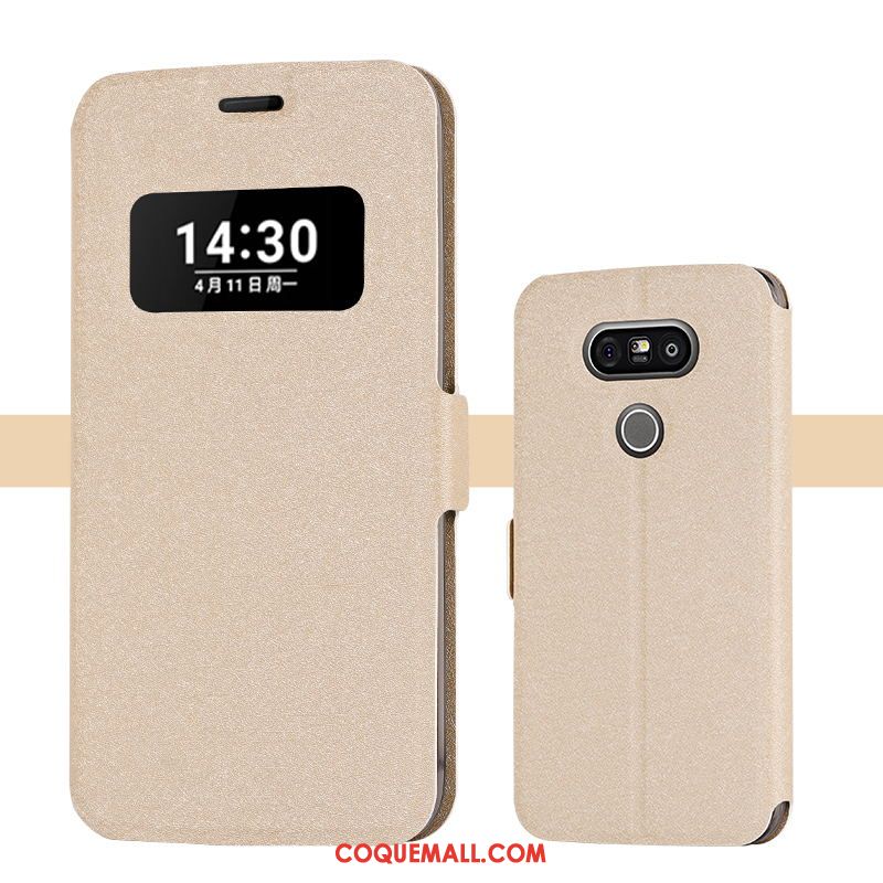 Étui Lg G5 Fluide Doux Or Téléphone Portable, Coque Lg G5 Incassable Silicone