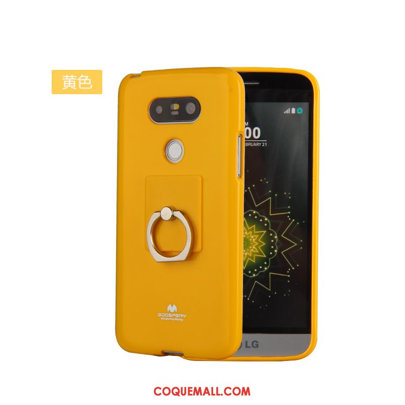 Étui Lg G5 Incassable Anneau Très Mince, Coque Lg G5 Protection Jaune