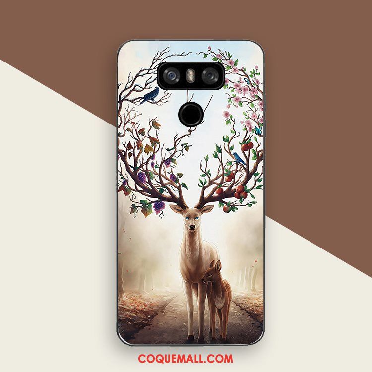 Étui Lg G5 Téléphone Portable Art Très Mince, Coque Lg G5 Frais Cerf Braun