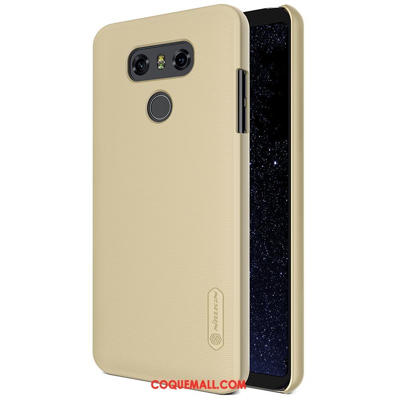 Étui Lg G6 Délavé En Daim Or Protection, Coque Lg G6 Antidérapant Téléphone Portable