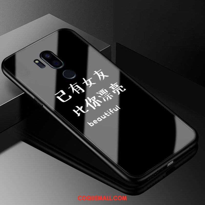 Étui Lg G7 Thinq Noir Téléphone Portable Fluide Doux, Coque Lg G7 Thinq Protection Incassable