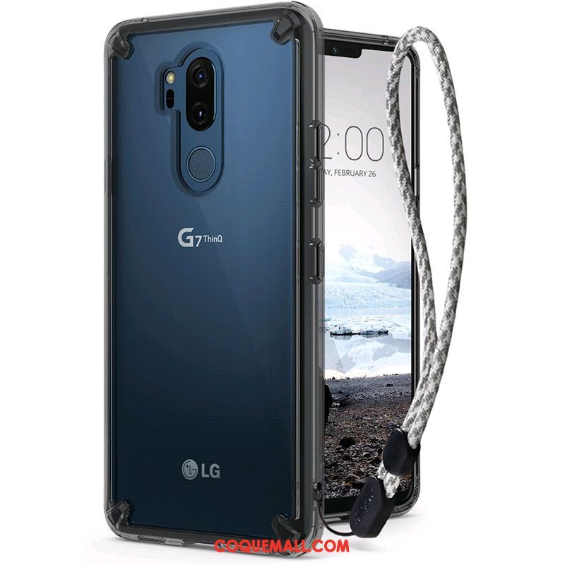 Étui Lg G7 Thinq Tout Compris Classic Transparent, Coque Lg G7 Thinq Protection Téléphone Portable