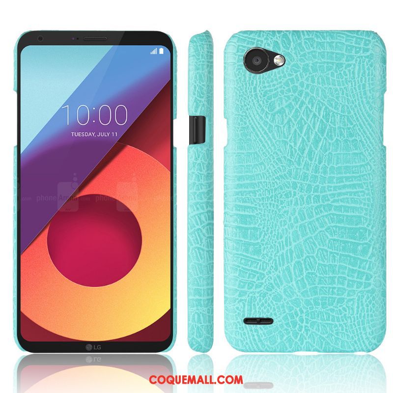 Étui Lg Q6 Étui En Cuir Clair Téléphone Portable, Coque Lg Q6 Incassable Crocodile Modèle