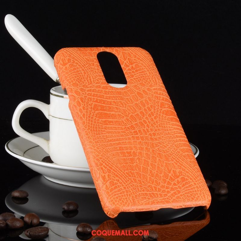 Étui Lg Q7 Nouveau Mode Simple, Coque Lg Q7 Tendance Protection Orange