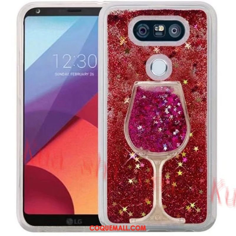 Étui Lg V30 Rose Quicksand Téléphone Portable, Coque Lg V30 Liquide Incassable Sandfarben