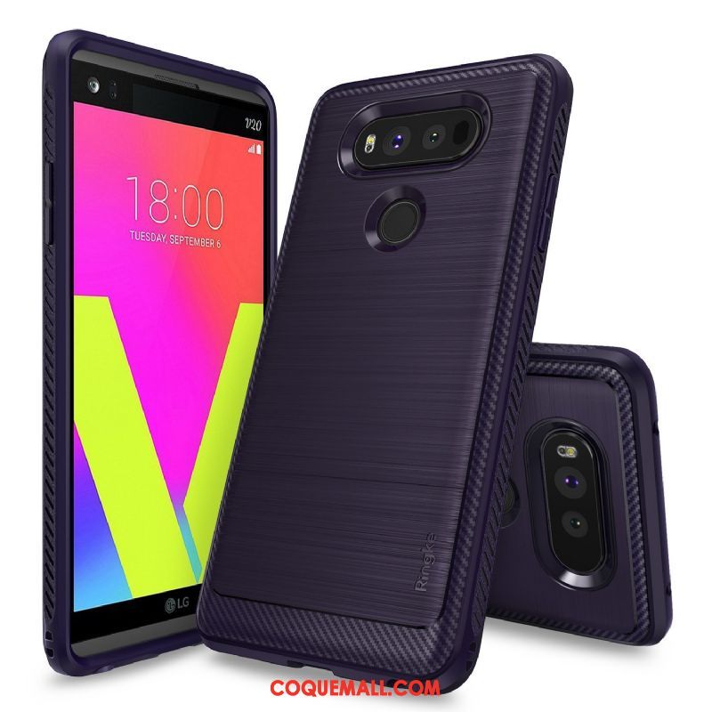 Étui Lg V30 Silicone Protection Marque De Tendance, Coque Lg V30 Incassable Nouveau