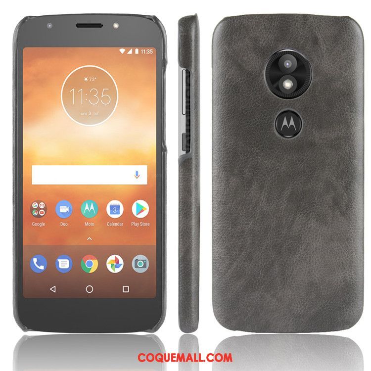 Étui Moto E5 Difficile Modèle Fleurie Protection, Coque Moto E5 Litchi Qualité