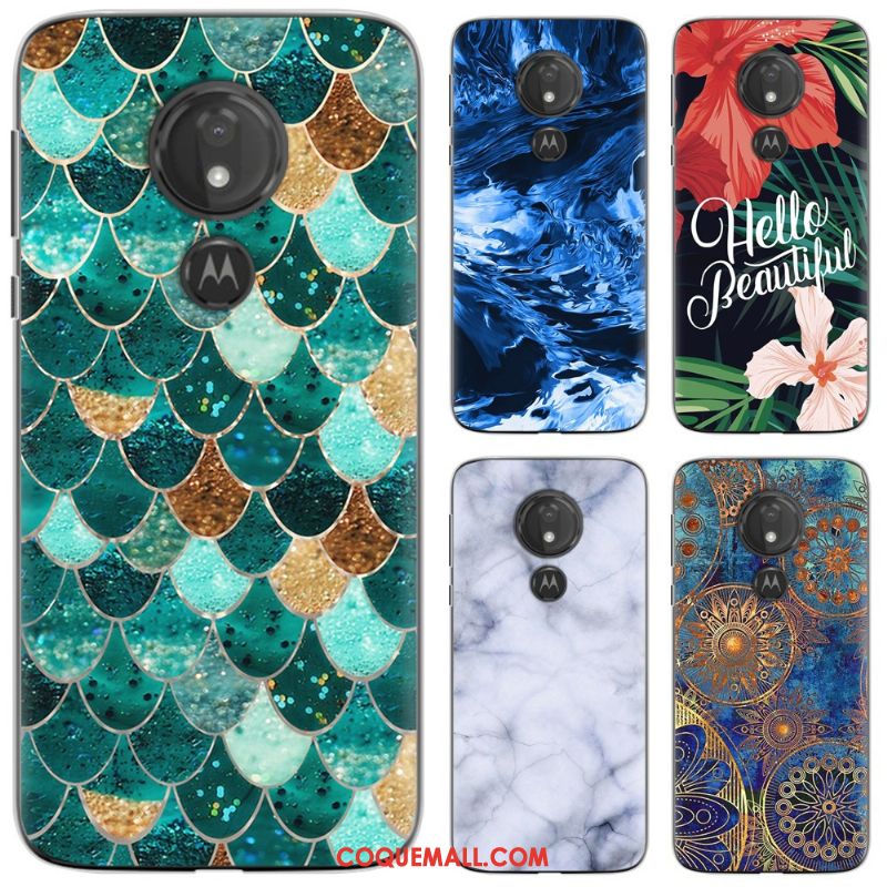 Étui Moto G7 Play Incassable Protection Téléphone Portable, Coque Moto G7 Play Dessin Animé Peinture