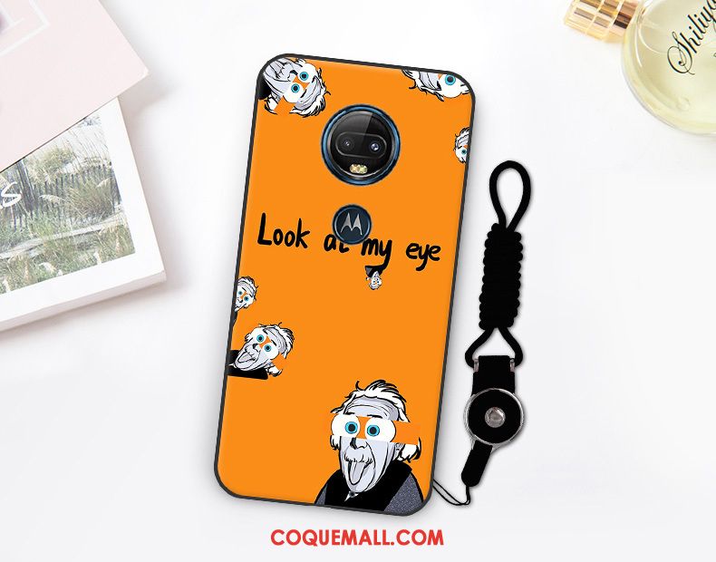 Étui Moto G7 Plus Dessin Animé Protection Téléphone Portable, Coque Moto G7 Plus Drôle Créatif