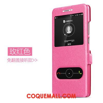 Étui Moto Z2 Play Étui En Cuir Téléphone Portable Rose, Coque Moto Z2 Play Protection