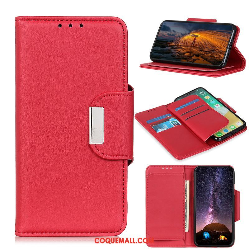 Étui Nokia 2.3 Rouge Peau De Mouton Téléphone Portable, Coque Nokia 2.3 Modèle Fleurie