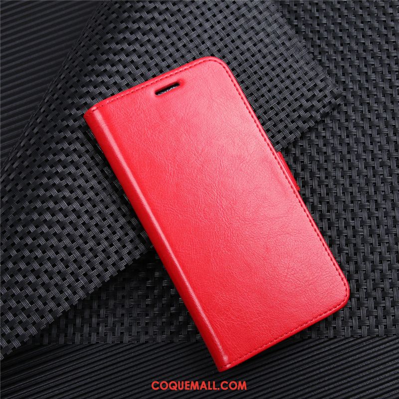 Étui Nokia 3.1 Modèle Fleurie Protection Étui En Cuir, Coque Nokia 3.1 Téléphone Portable Rouge