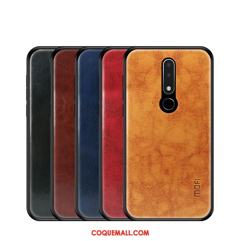 Étui Nokia 3.1 Plus Modèle Fleurie Membrane Tissu, Coque Nokia 3.1 Plus Tout Compris Incassable