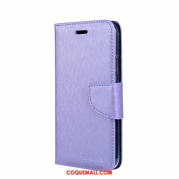 Étui Nokia 3.2 En Cuir Carte Violet, Coque Nokia 3.2 Tout Compris Mois